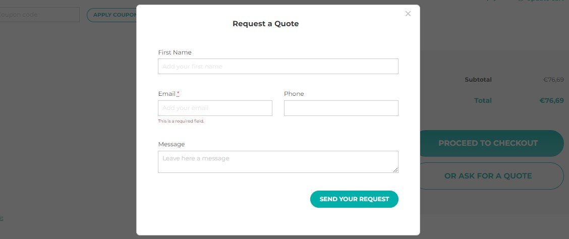 询盘报价插件YITH WooCommerce Request A Quote Premium-WE B2C跨境工作室