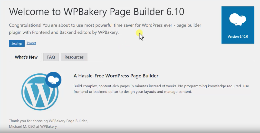 WordPress页面构建器WPBakery Page Builder Pro