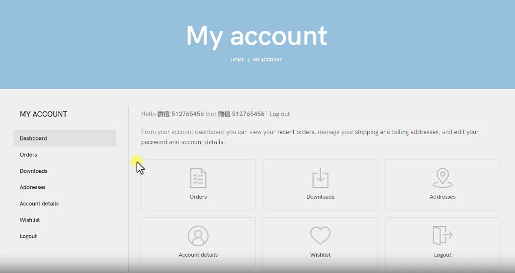 独立站我的账户页面设计Yith-Woocommerce-Customize-Myaccount-Page-WE B2C跨境工作室